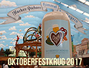 Offizieller Oktoberfest Maßkrug 2017 - präsentiert von Kabarettist Maxi Schafroth am 22.08.2017  (©Foto: Martin Schmitz)